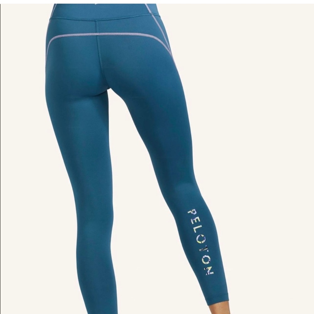 Peloton Blue High-Waisted Leggings